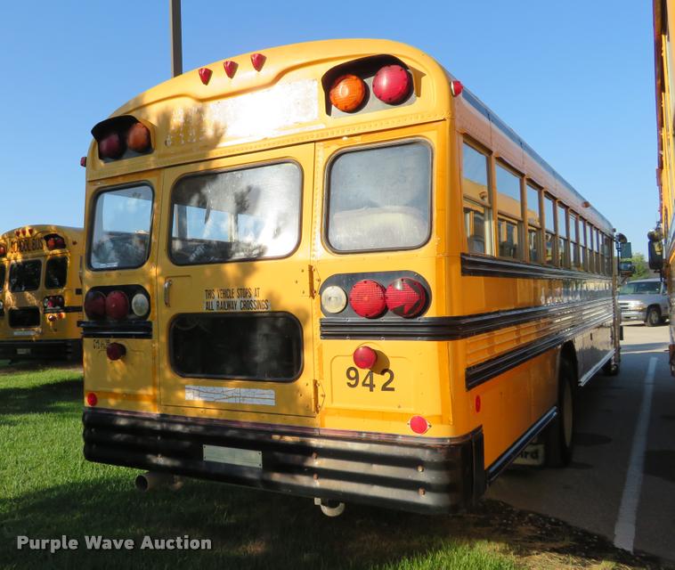 image for item DI9843 1995 Chevrolet B7 Blue Bird school bus