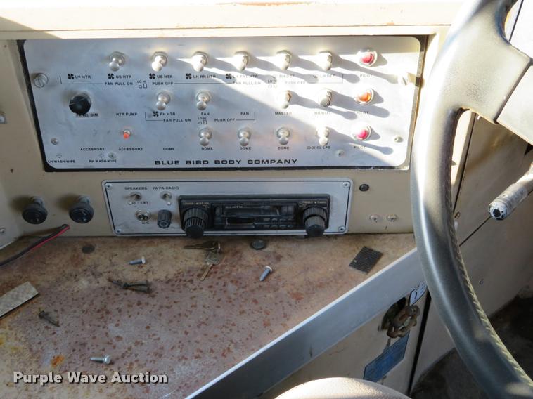 image for item DI9843 1995 Chevrolet B7 Blue Bird school bus