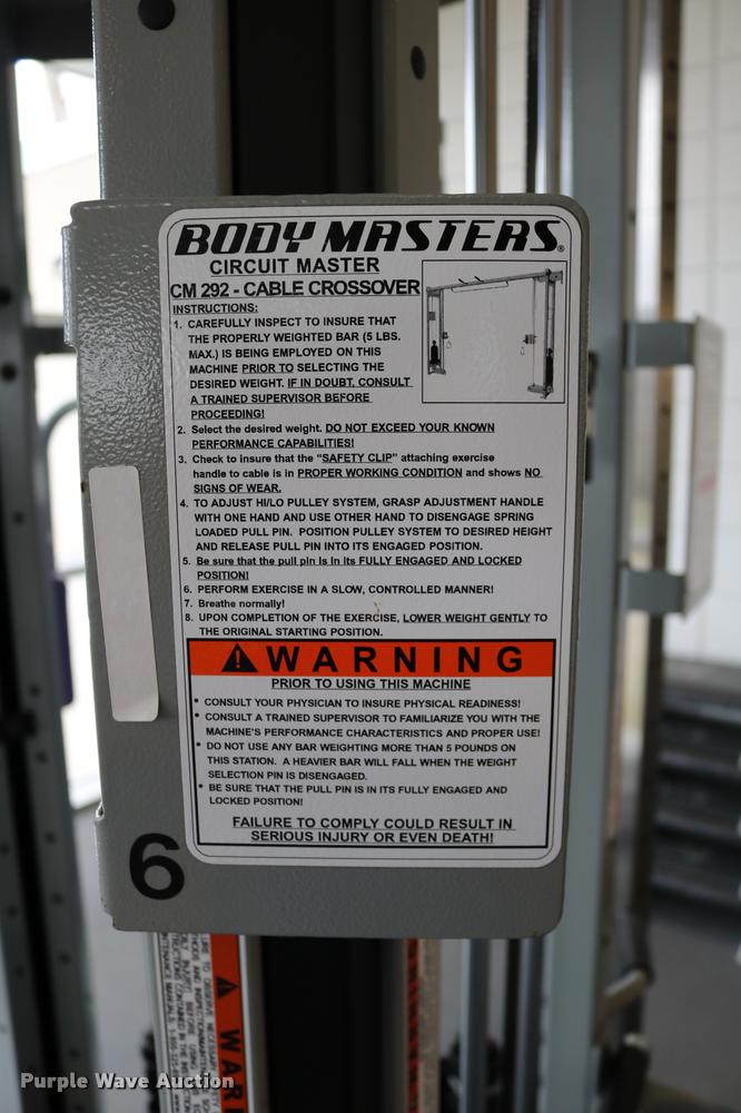 image for item DM9332 Body Masters five station jungle gym