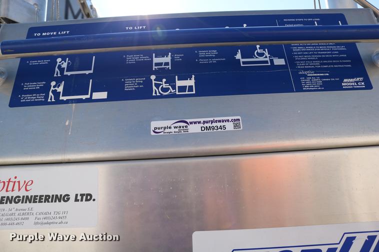 image for item DM9345 Adaptive Engineering LTD Mobilift wheelchair lift