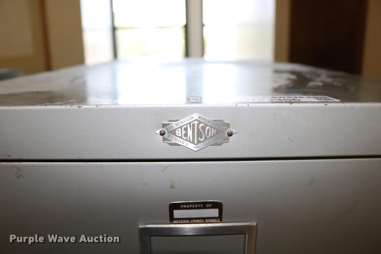 image for item DM9356 (2) four drawer filing cabinets