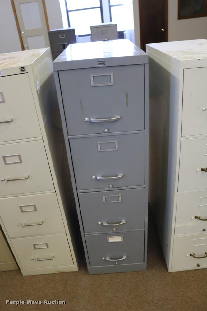 image for item DM9357 (5) four drawer filing cabinets