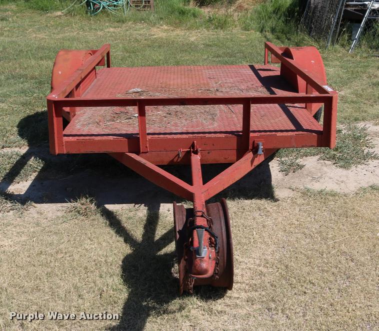 image for item DM9368 Shop built utility trailer