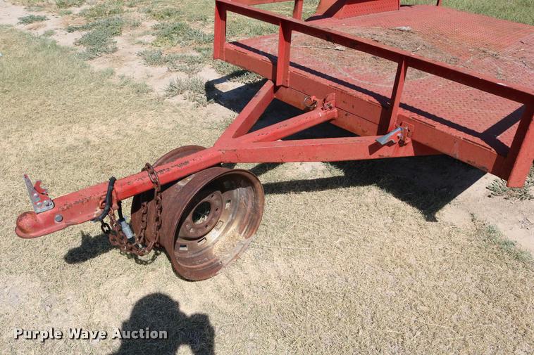 image for item DM9368 Shop built utility trailer