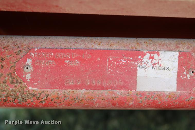 image for item DM9368 Shop built utility trailer