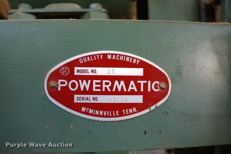 image for item DM9369 Powermatic 15 mortiser