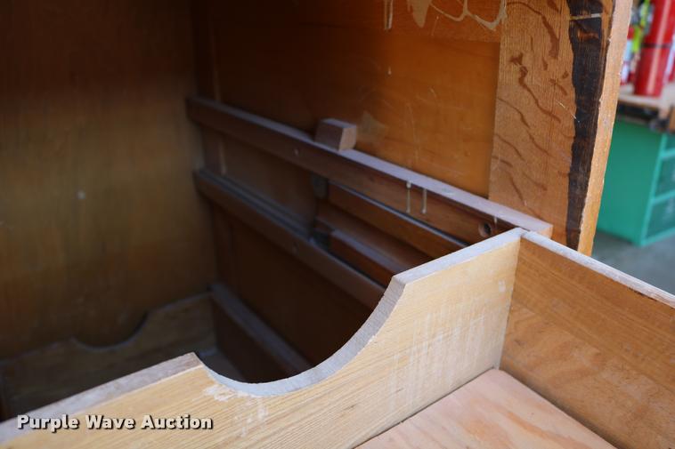 image for item DM9371 Glode Wernicke four drawer wood filing cabinet