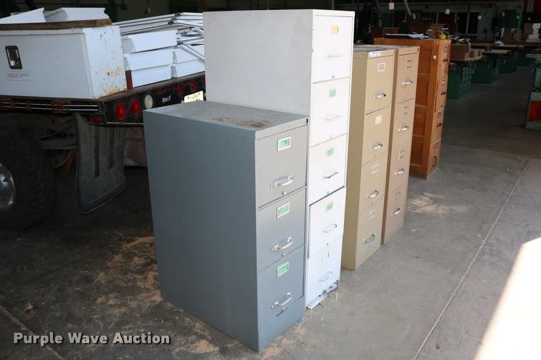 image for item DM9372 (4) metal file cabinets