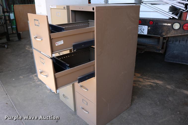 image for item DM9372 (4) metal file cabinets