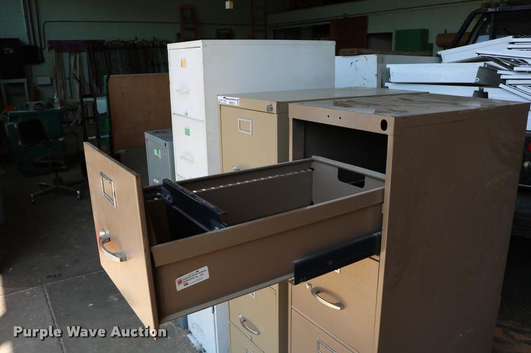 image for item DM9372 (4) metal file cabinets