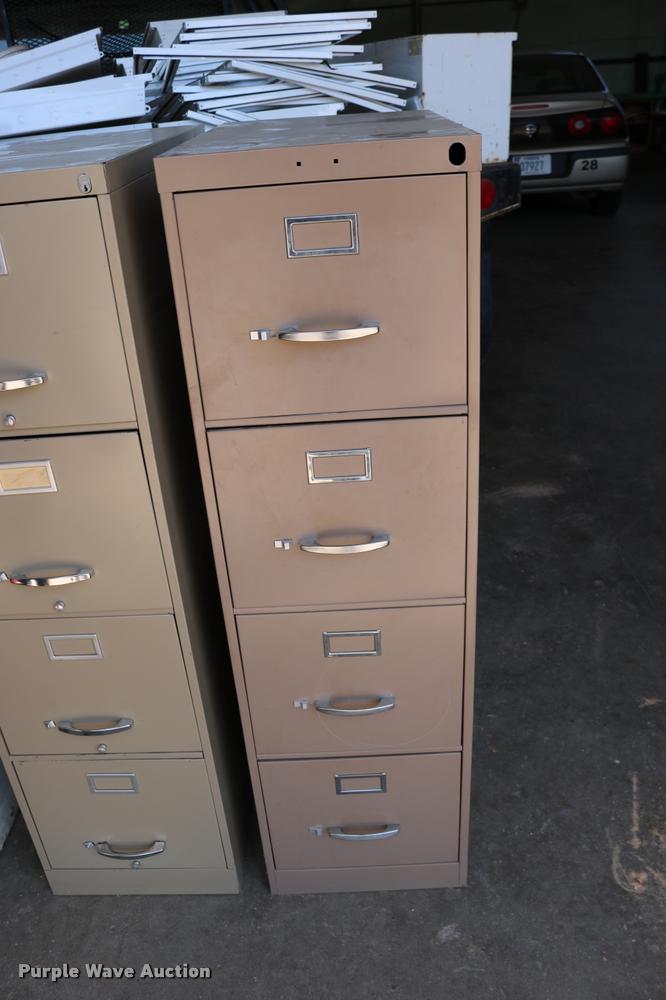 image for item DM9372 (4) metal file cabinets