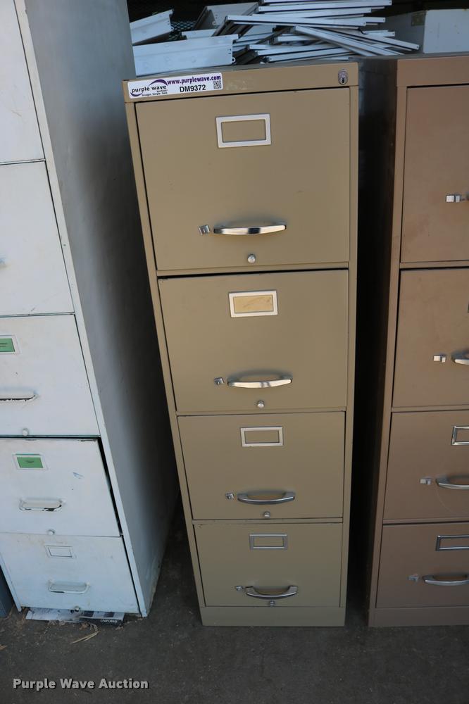 image for item DM9372 (4) metal file cabinets