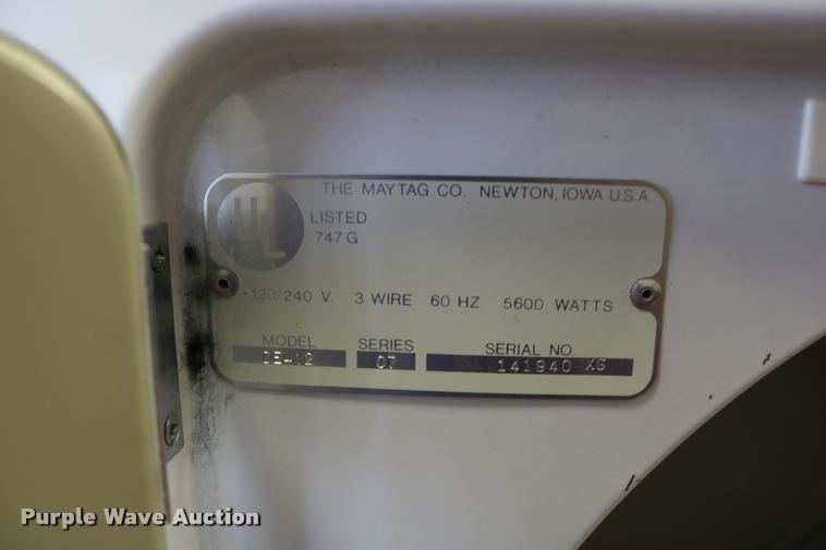 image for item DM9374 Whirlpool LSR8233EQ1 washing machine