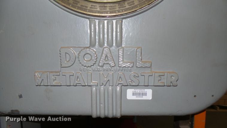image for item DO9918 Rialto Doall Metal Master bandsaw