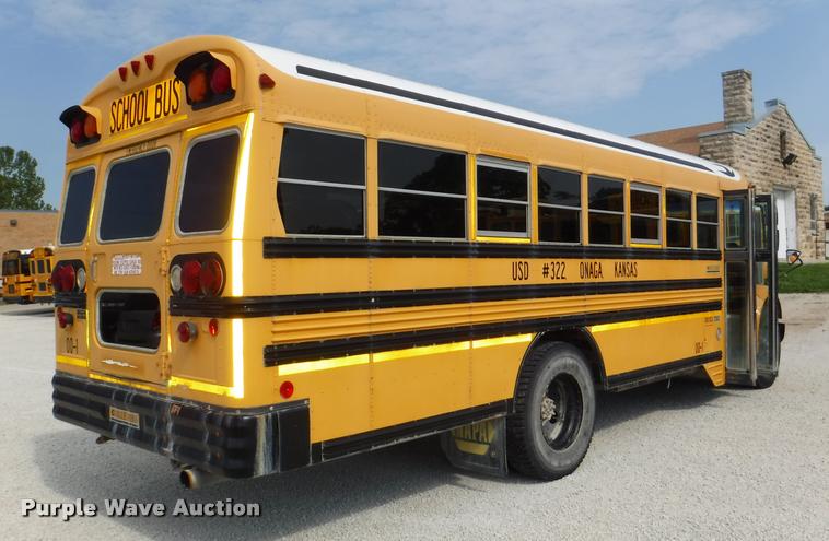 image for item J5680 2001 International 3800 Blue Bird school bus