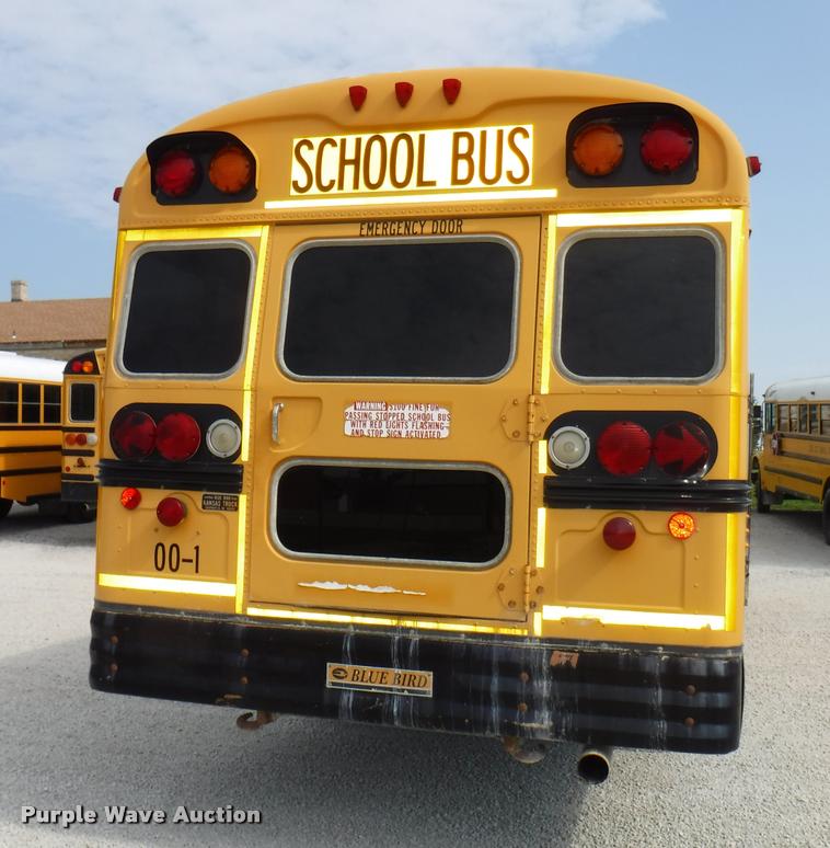 image for item J5680 2001 International 3800 Blue Bird school bus