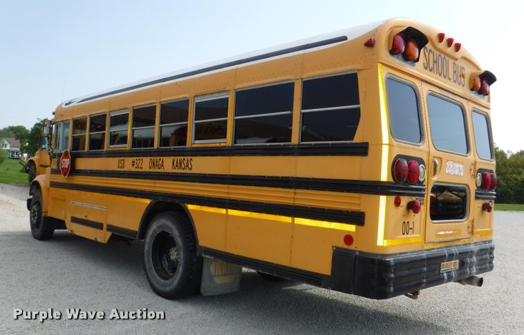image for item J5680 2001 International 3800 Blue Bird school bus