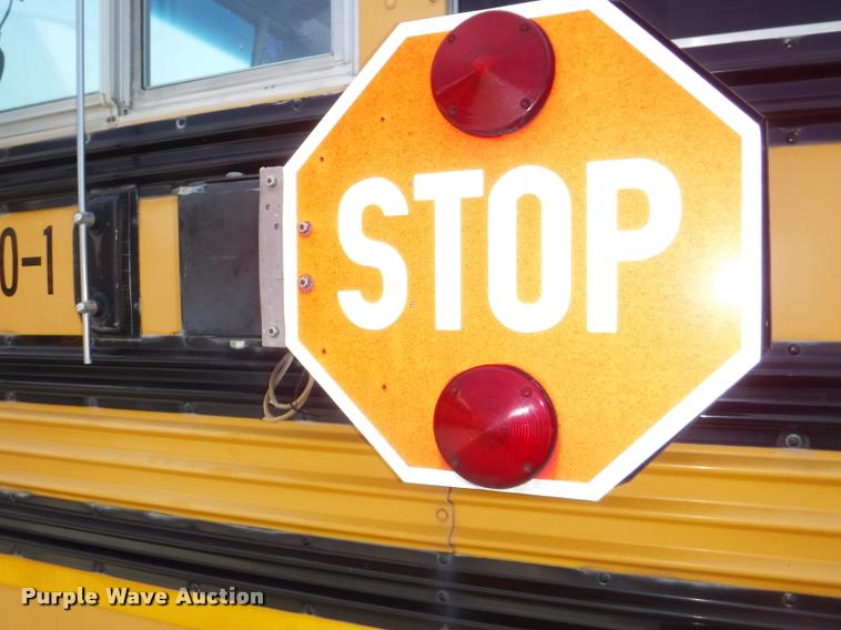 image for item J5680 2001 International 3800 Blue Bird school bus