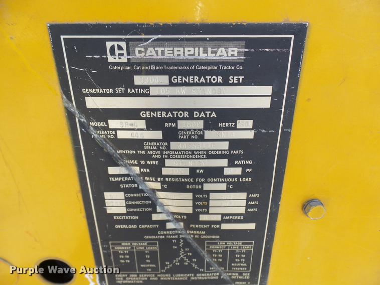 image for item K1778 Caterpillar generator