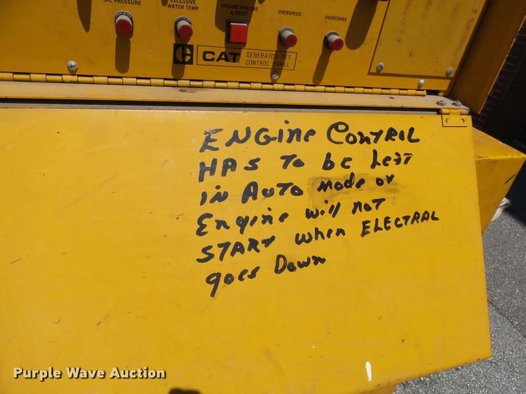 image for item K1778 Caterpillar generator