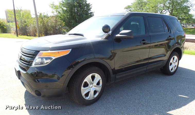 image for item K1886 2013 Ford Explorer Police Interceptor SUV