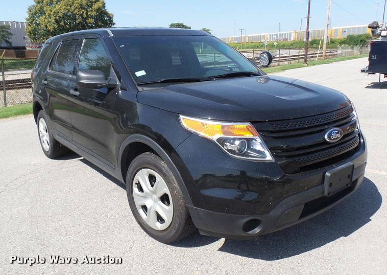 image for item K1886 2013 Ford Explorer Police Interceptor SUV