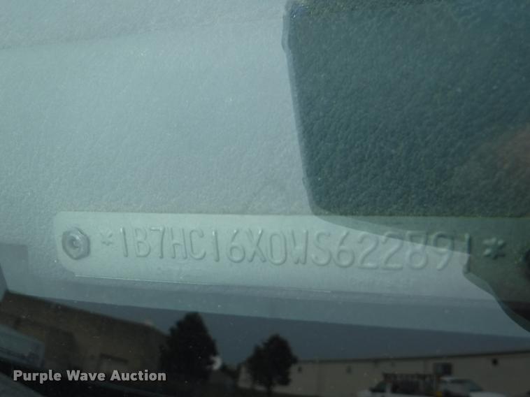 image for item K5878 1998 Dodge Ram 1500 pickup truck