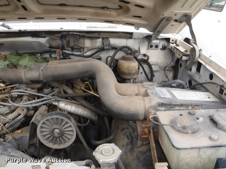 image for item K5883 1989 Ford F450 Super Duty XL flat dump bed truck