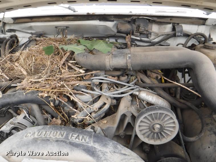 image for item K5883 1989 Ford F450 Super Duty XL flat dump bed truck