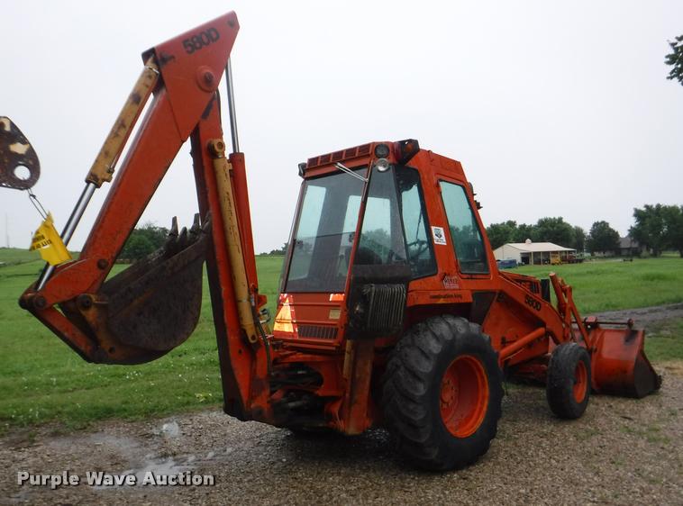 image for item K5890 1981 Case 580D Construction King backhoe