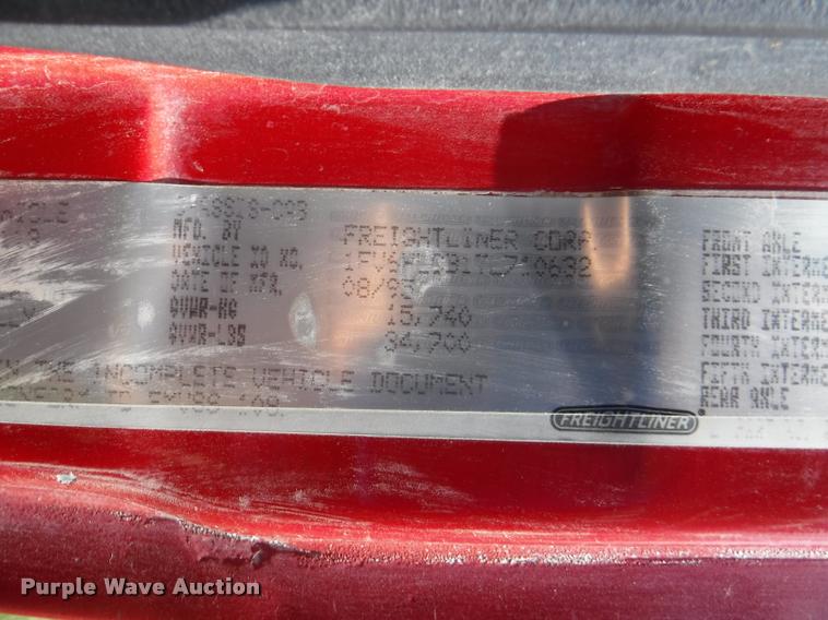 image for item K5902 1996 Freightliner FL70 C153042S fire truck