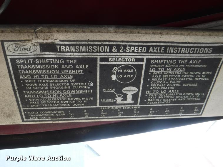 image for item K5910 1973 Ford F700 oil distributor truck