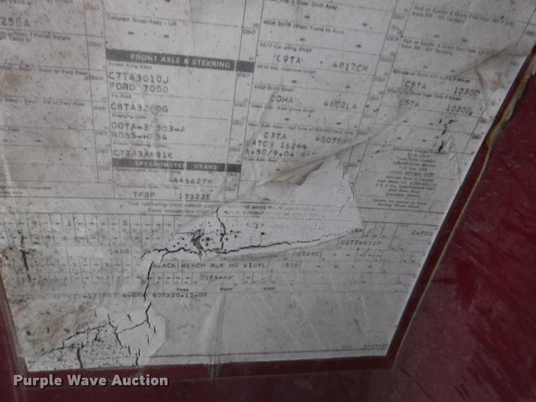 image for item K5910 1973 Ford F700 oil distributor truck