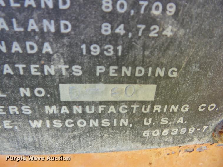 image for item K6411 Allis Chalmers D rigid frame motor grader