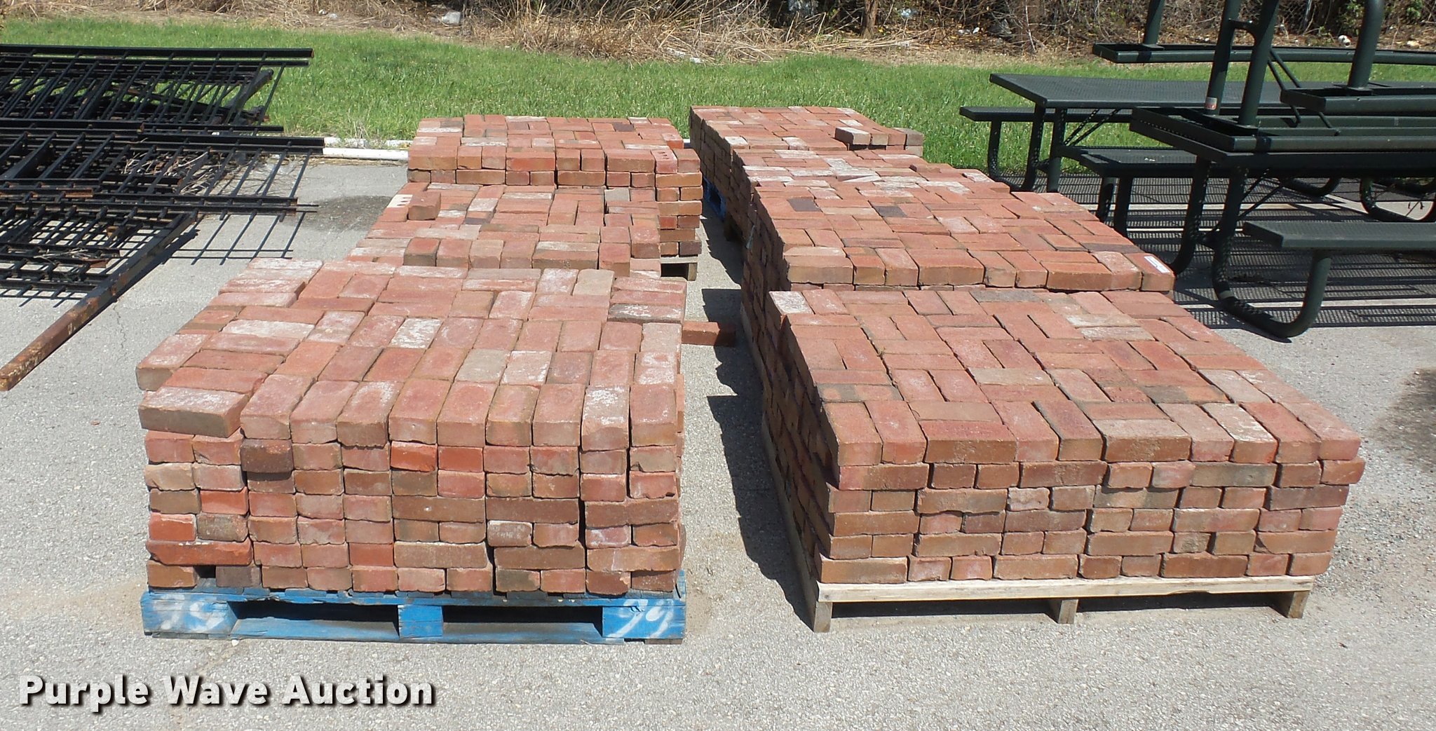 (8) pallets of bricks in North Kansas City, MO Item DJ9652 sold