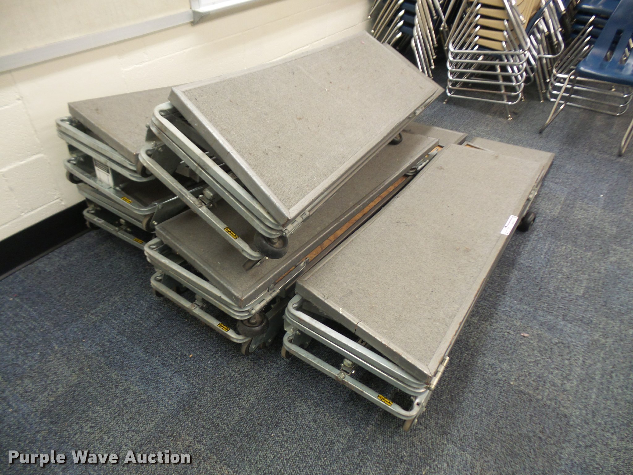 (5) three platform risers in Overland Park, KS | Item DK9261 sold ...