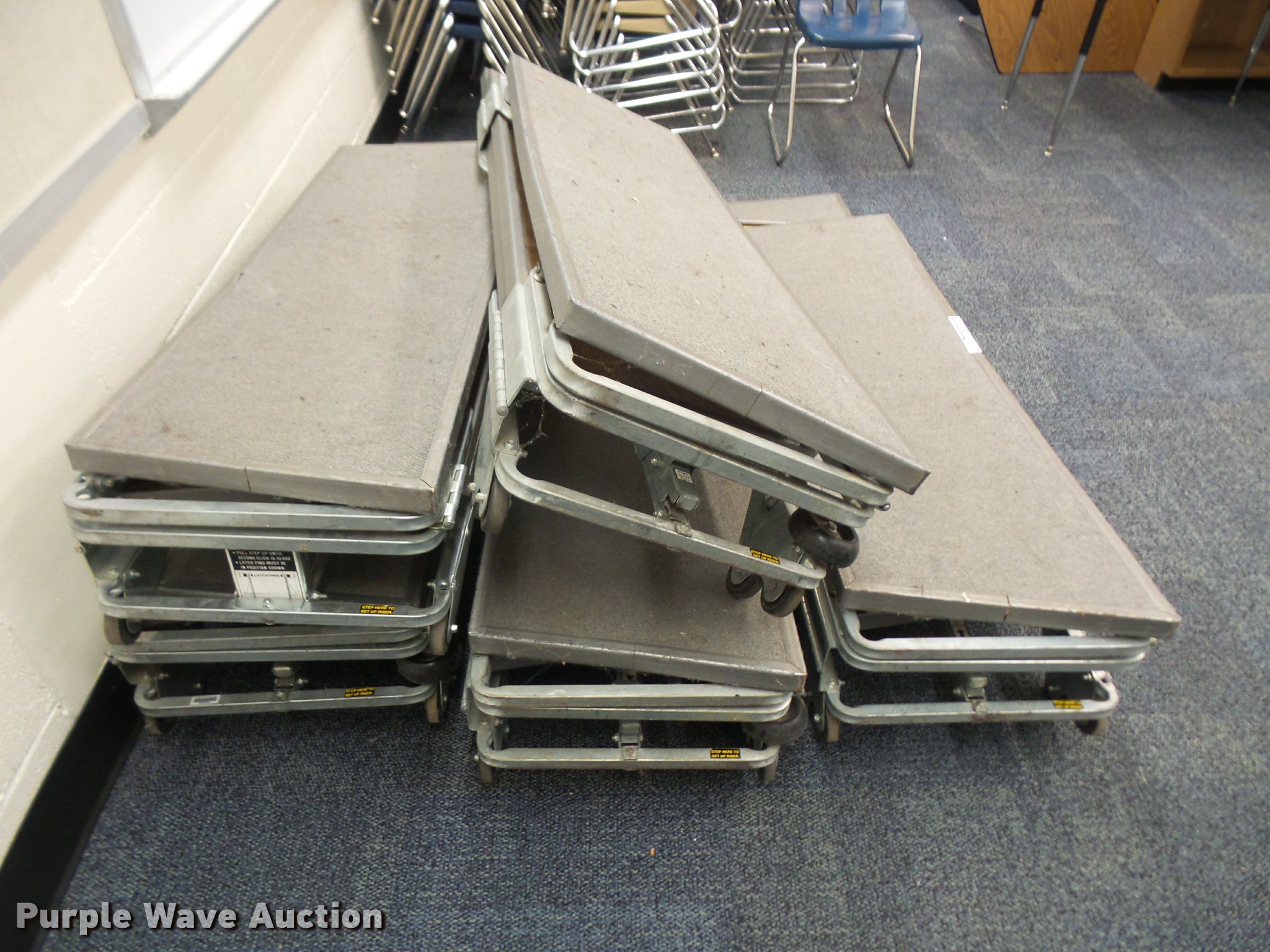 (5) three platform risers in Overland Park, KS | Item DK9261 sold ...