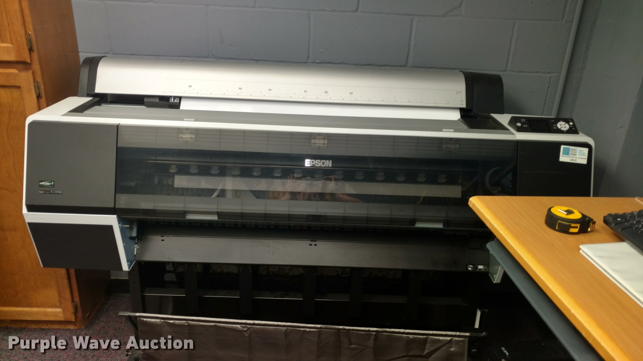 Epson Stylus Pro 9700 printer in Wichita, KS Item G1409 sold Purple