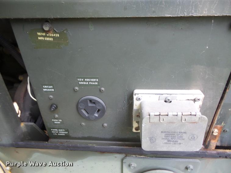image for item DA6453 1985 U.S. Air Force A1M32A-86D generator