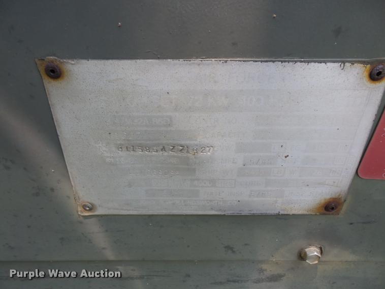 image for item DA6453 1985 U.S. Air Force A1M32A-86D generator