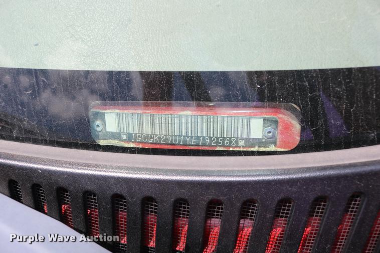 image for item DB1026 2000 Chevrolet Silverado 2500 Ext. Cab pickup truck