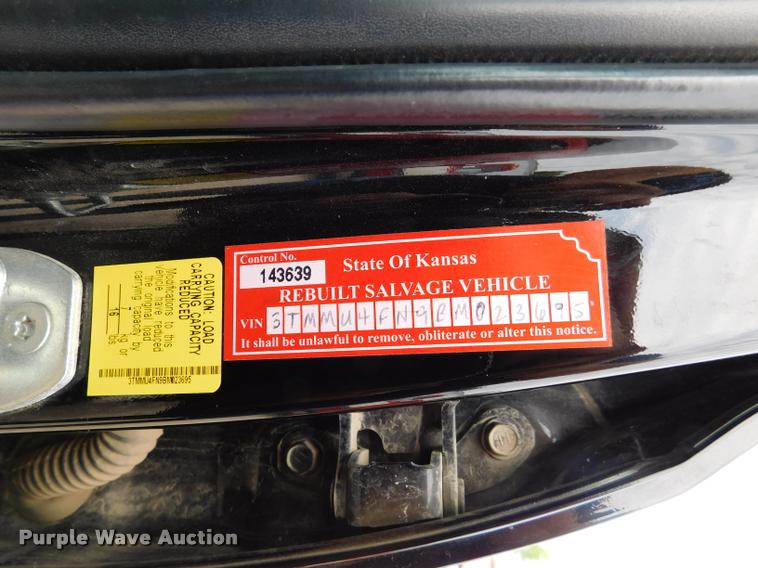 image for item DB1027 2011 Toyota Tacoma Double Cab pickup truck