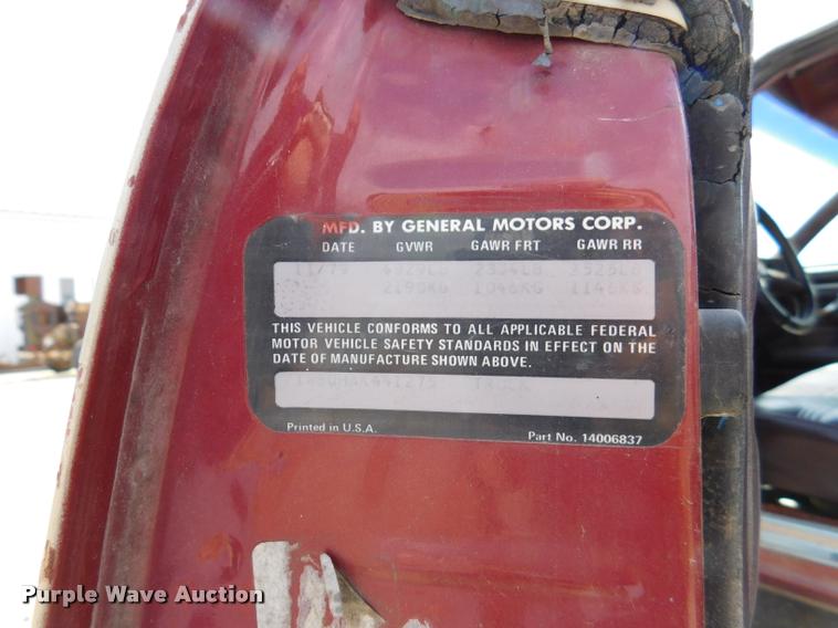 image for item DB1028 1980 Chevrolet El Camino SS