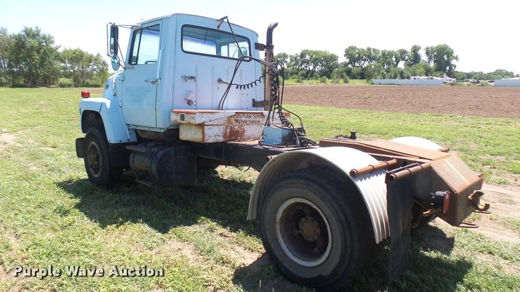 image for item DB3365 1987 Ford L8000 semi truck