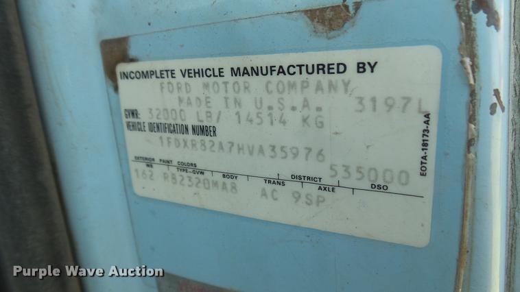 image for item DB3365 1987 Ford L8000 semi truck