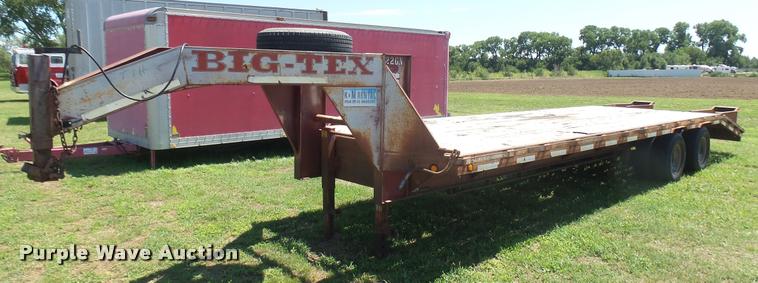 image for item DB3374 1997 Big Tex equipment trailer