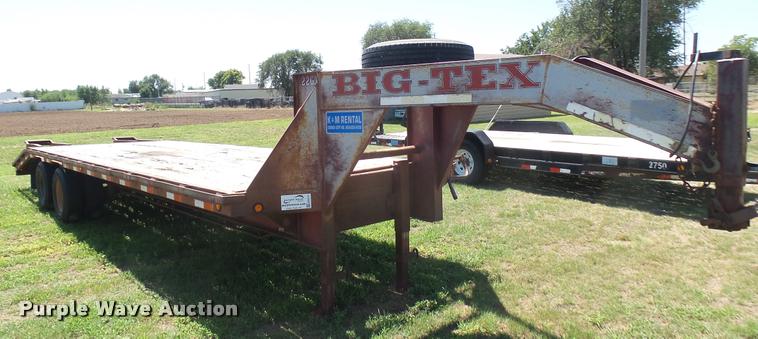 image for item DB3374 1997 Big Tex equipment trailer