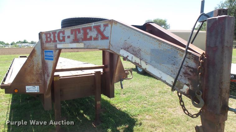 image for item DB3374 1997 Big Tex equipment trailer