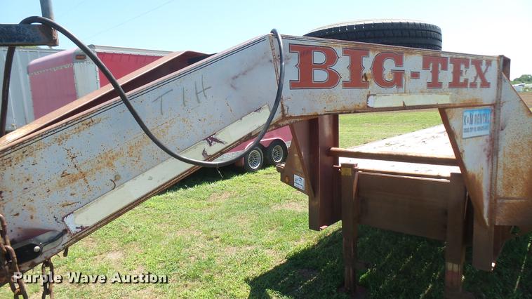 image for item DB3374 1997 Big Tex equipment trailer