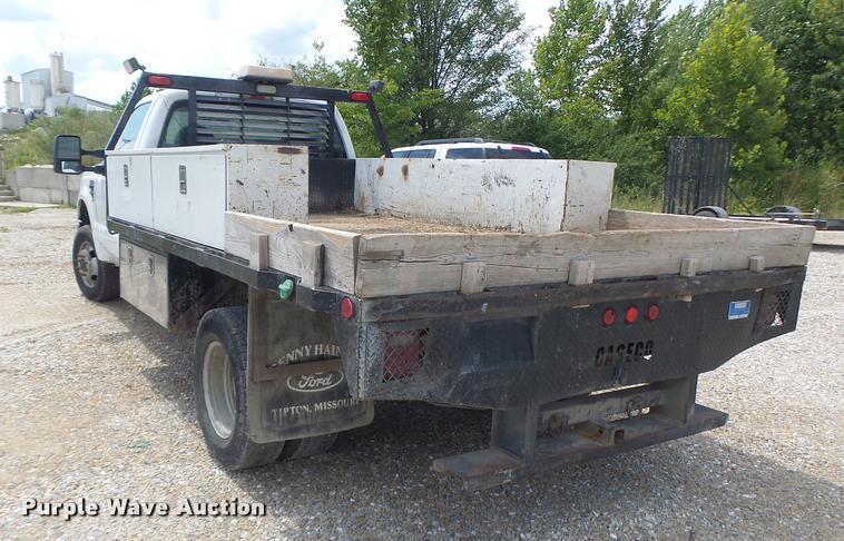 image for item DB5858 2009 Ford F350 Super Duty flatbed pickup truck